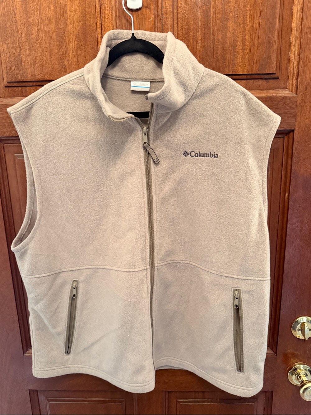 Columbia Men’s XXL Light Gray Fleece Vest | Like New | Exceptional Condition